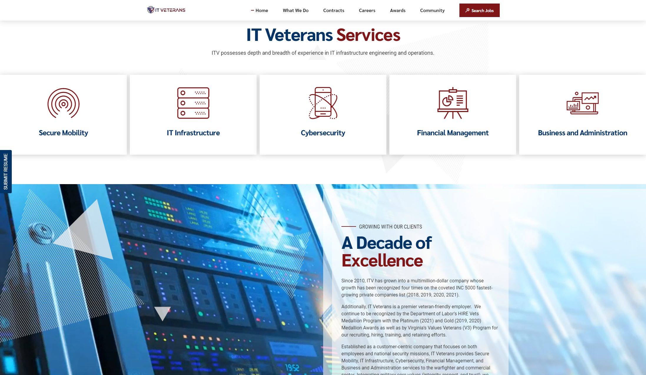 federal contracting web design services