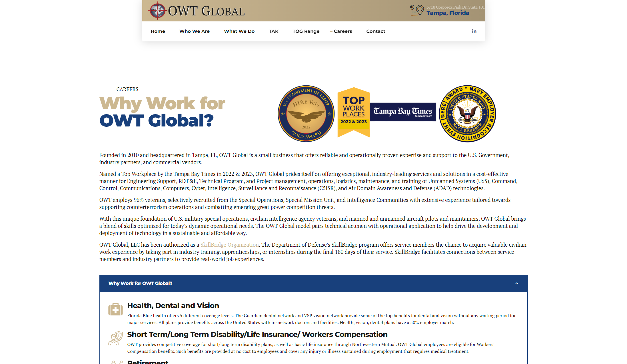 aerospace web design