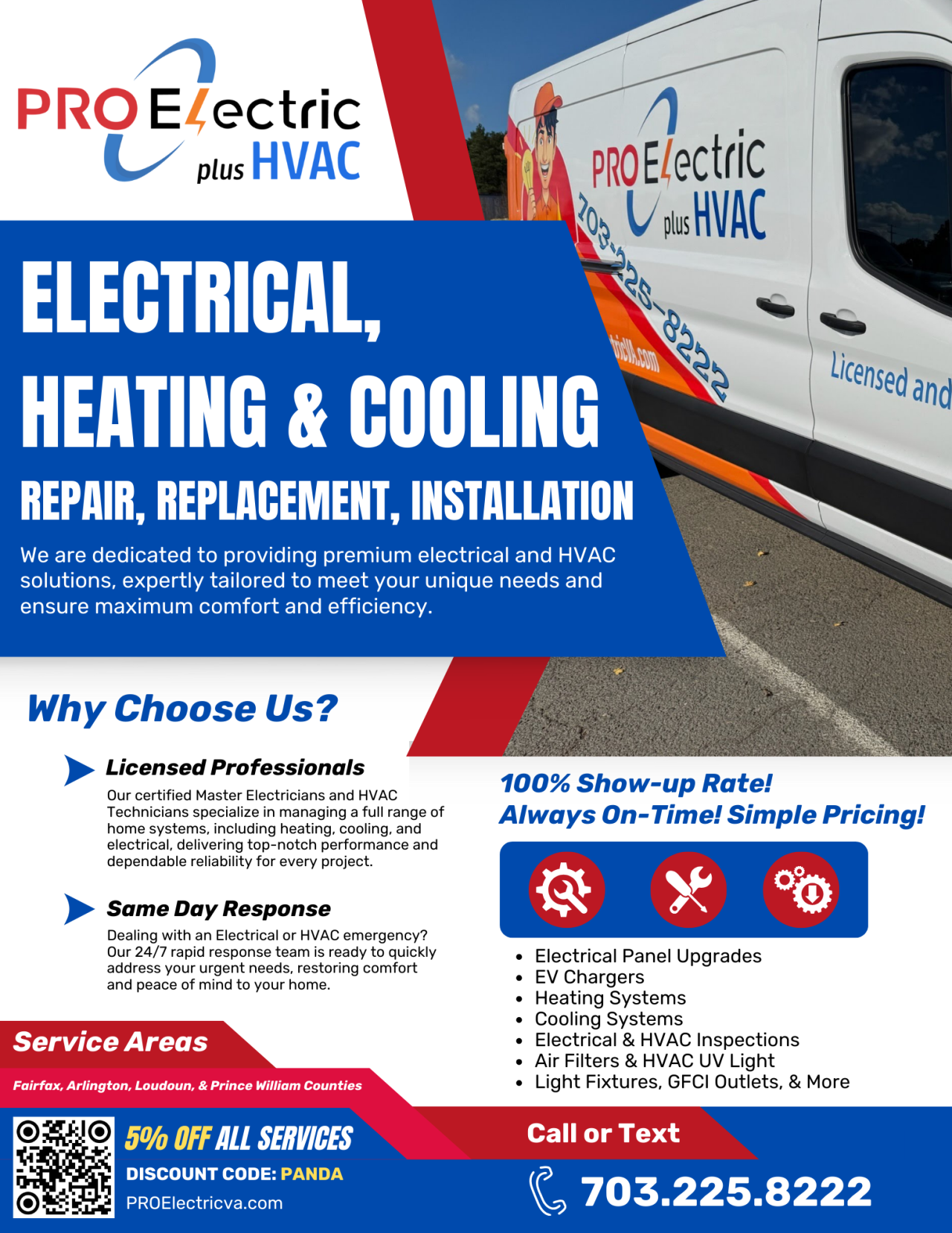 ELECTRICAL, HEATING & COOLING flyers