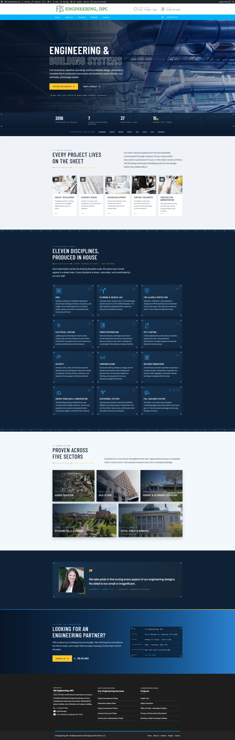 F|S Engineering, DPC homepage preview