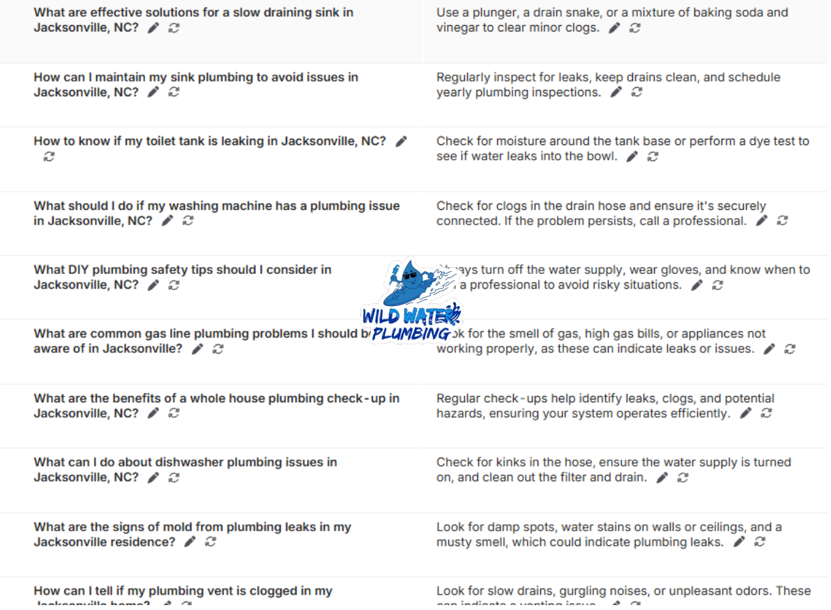 Wild Water Plumbing FAQs (1)