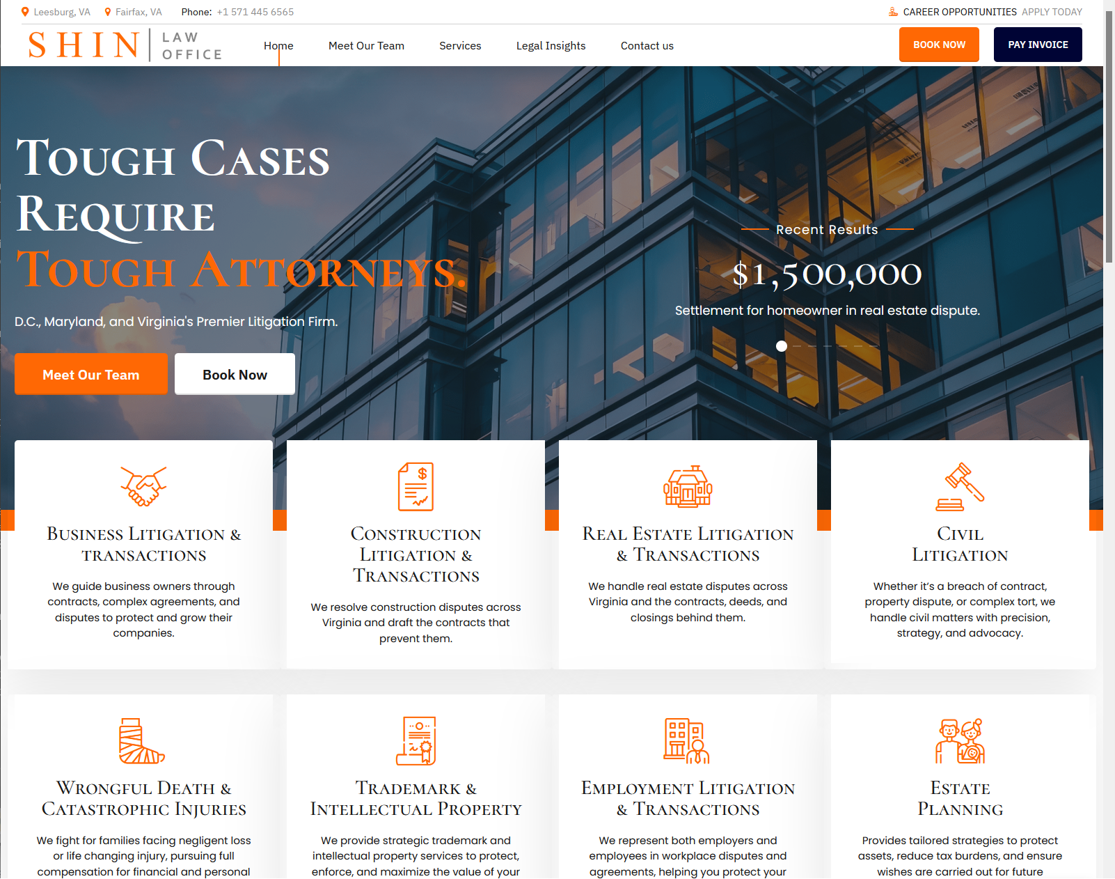 Shin Law Office, PLC, HILARTECH digital advisory client